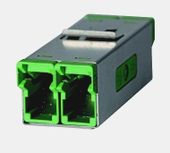 Adaptér SM E9 E2000/APC DX zelený