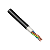 Kábel pevný CYKY-J 3x2,5 PVC čierny